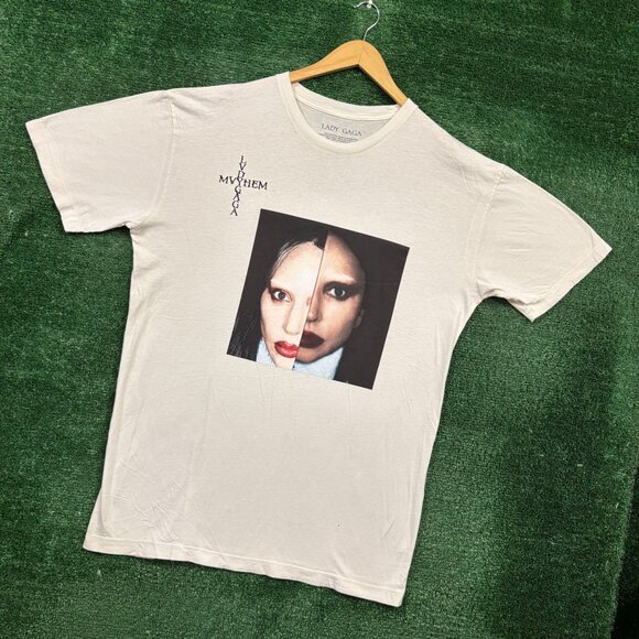 Lady Gaga Mayhem Split Face T-Shirt Size Extra Large - Picture 3 of 4